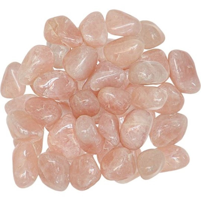 rose quartz tumbled stone
