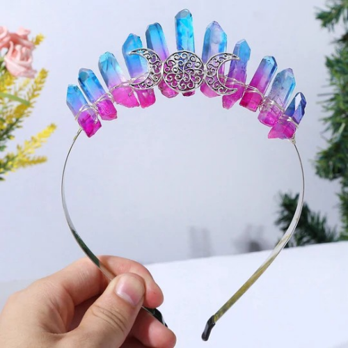 crystal crown and head bands