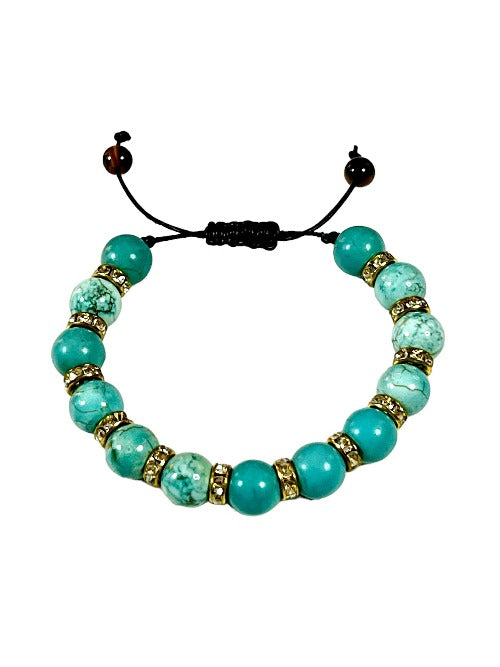 adjustable turquoise bracelet