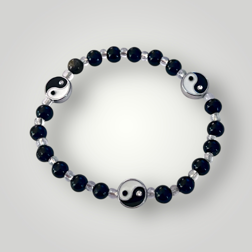 yin yang onyx bracelet