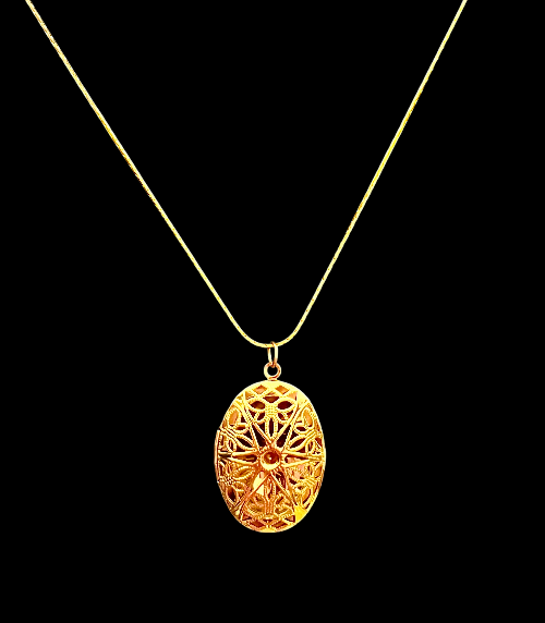 Oval Aromatherapy Necklace