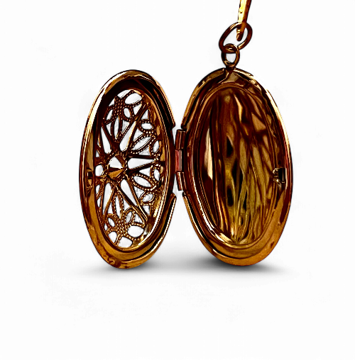 Oval Aromatherapy Necklace