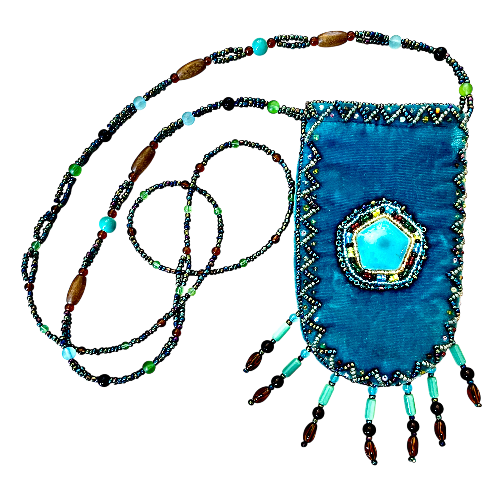 Hand Beaded Medicine Bag
