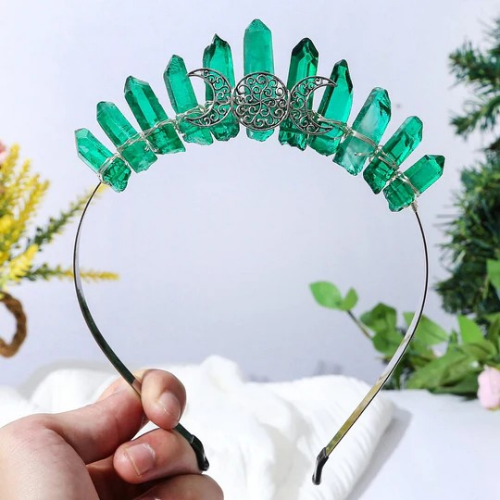 crystal crown and head bands