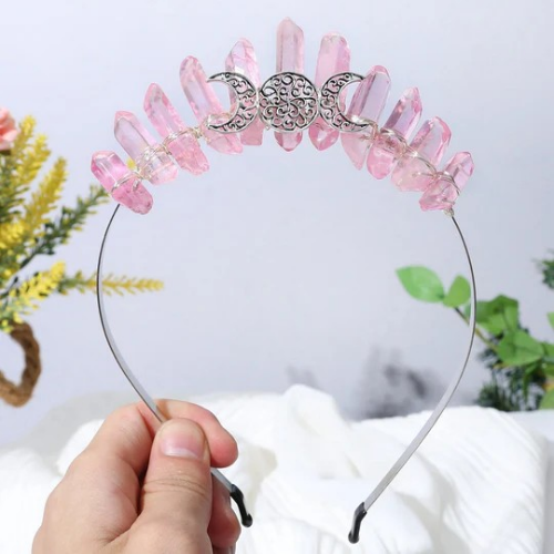crystal crown and head bands