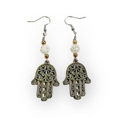 hamsa earrings
