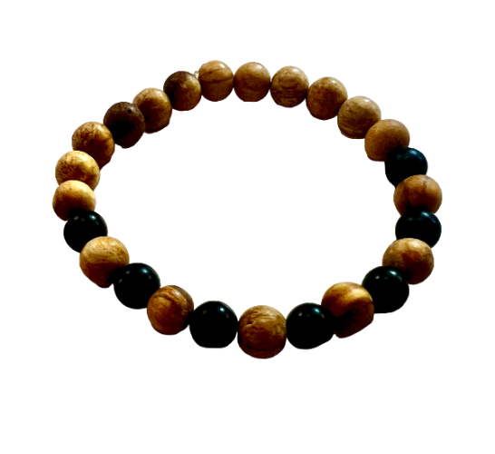 6” Palo Santo and Shungite Bracelet