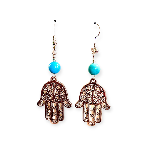 hamsa earrings