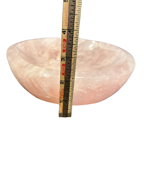 ROSE QUARTZ BOWL