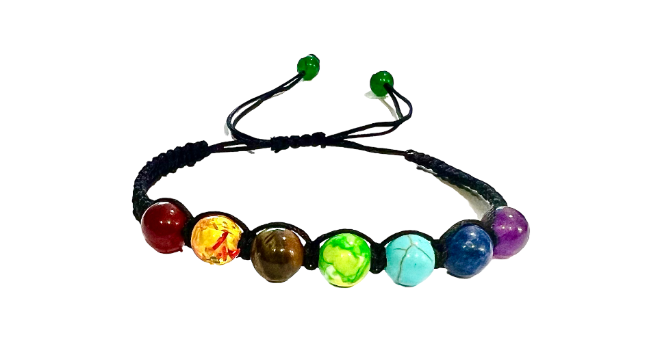 adjustable chakra bacelet