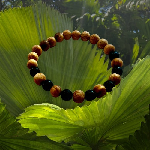 6” Palo Santo and Shungite Bracelet