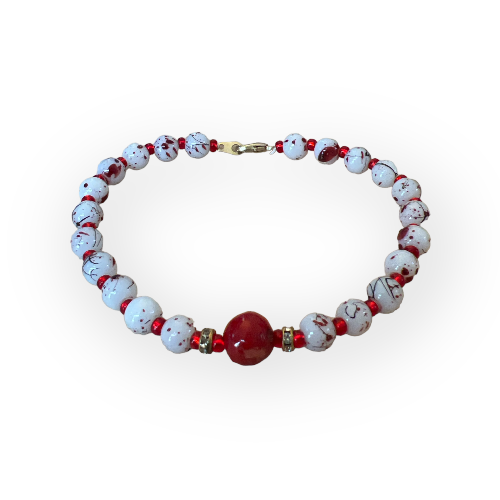 red jasper bracelet