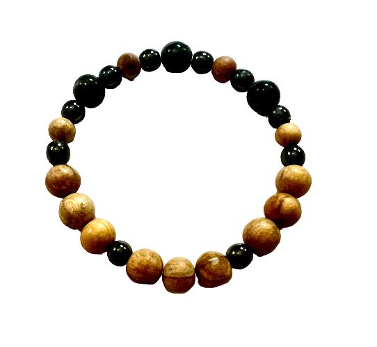 palo santo and shungite bracelet