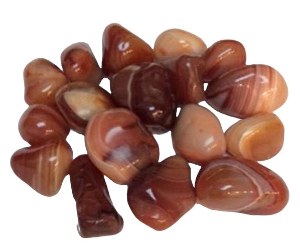 red agate tumbled stone