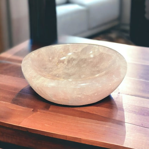ROSE QUARTZ BOWL