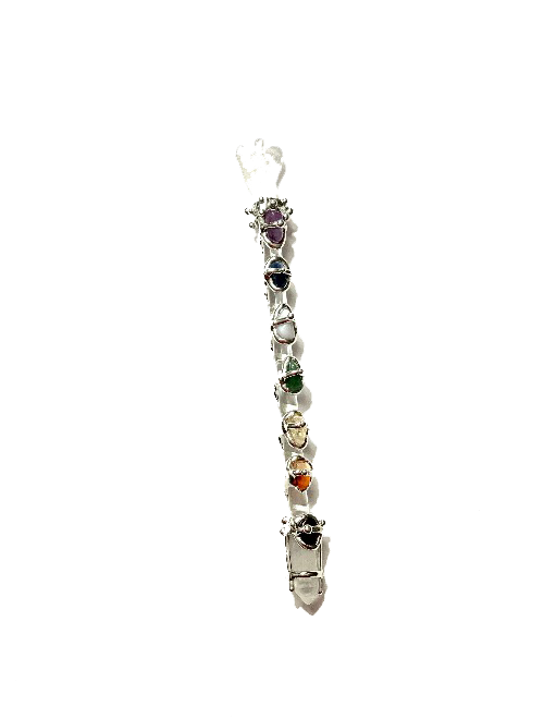 Chakra Balancer Medium Crystal Wand With Angel