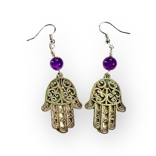 hamsa earrings