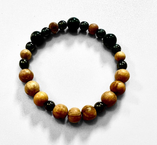 palo santo and shungite bracelet