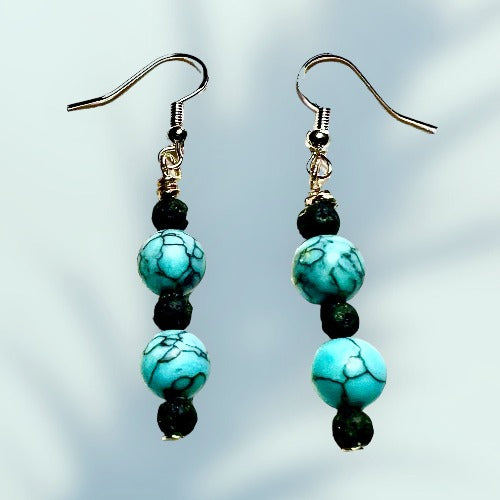 turquoise earrigs