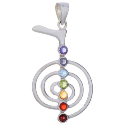 Reiki Chakra Pendant With Semi-Precious Stones