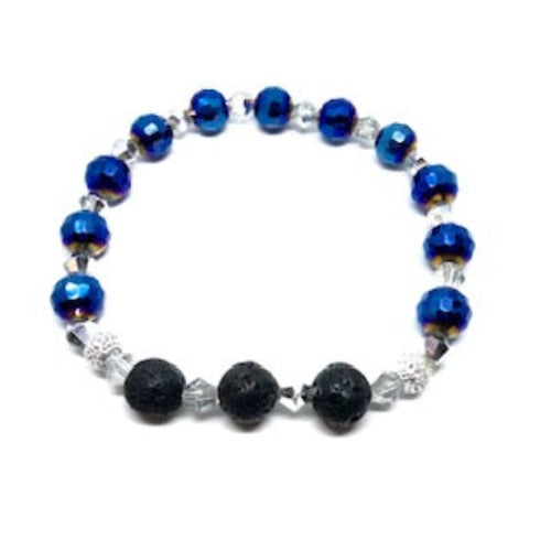 Lava Bead Stretch Bracelet
