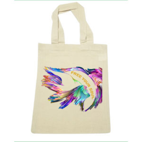 Printed Canvas Totes 14" x 16"