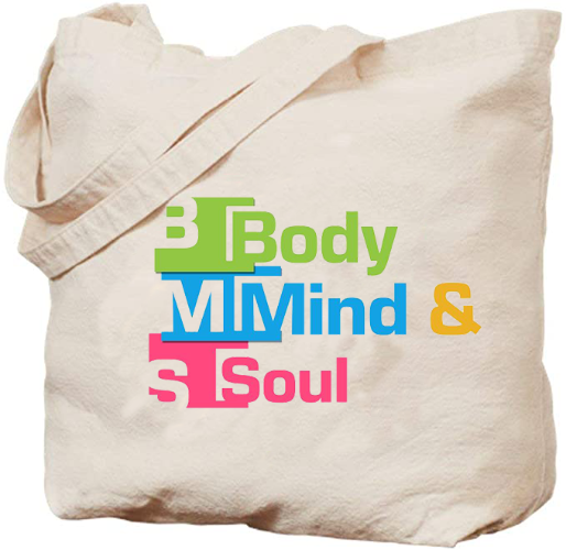 printed canvas totes 14" x 18"