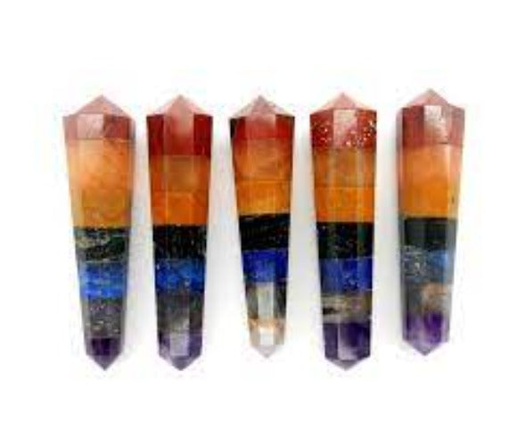 chakra couble terminated crystal