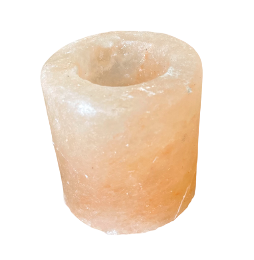 Himalayan Salt Cylinder Candle Holders 