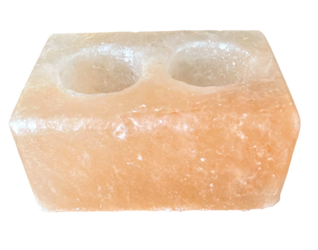 double himalayan candle holder
