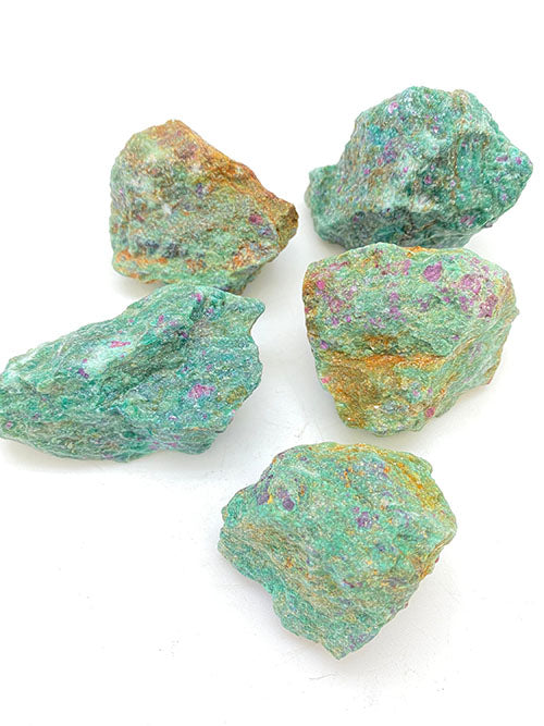 raw ruby fuchsite