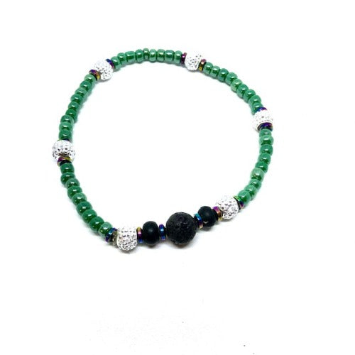 Lava Bead Stretch Bracelet