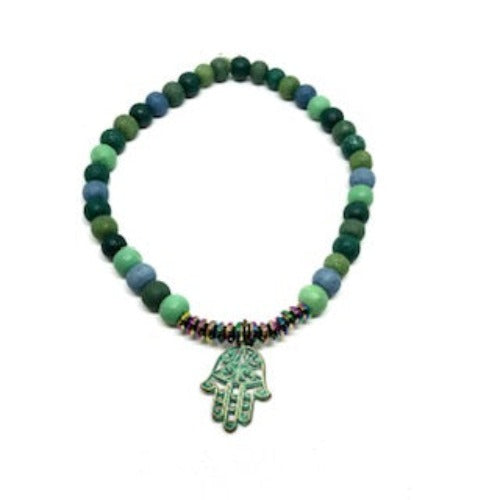 Hamsa Stretch Bracelet