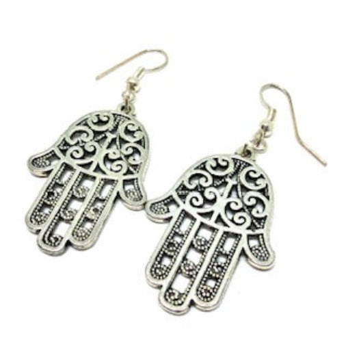 Hamsa Earrings