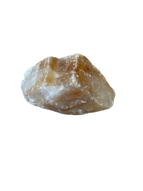 yellow raw calcite