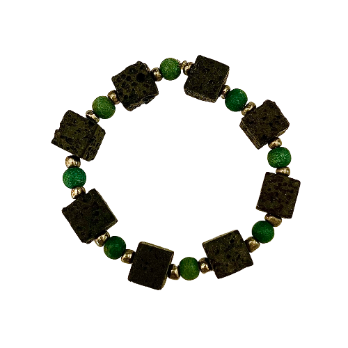 Lava Bead Stretch Bracelet