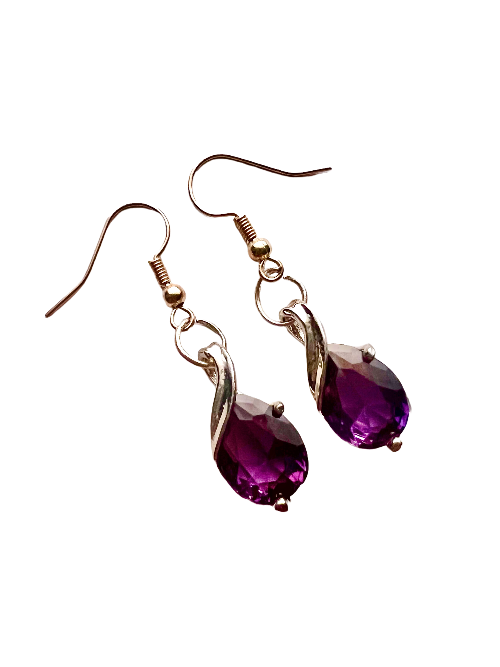 amethyst earrings