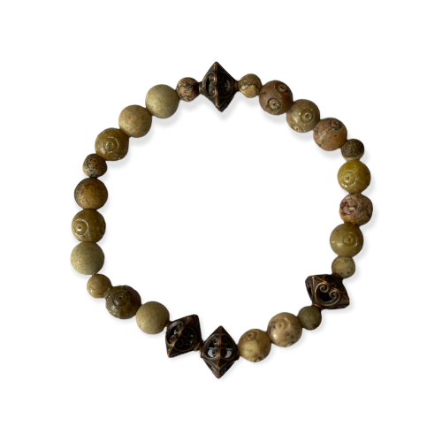 Reiki Infused Jasper Bracelet