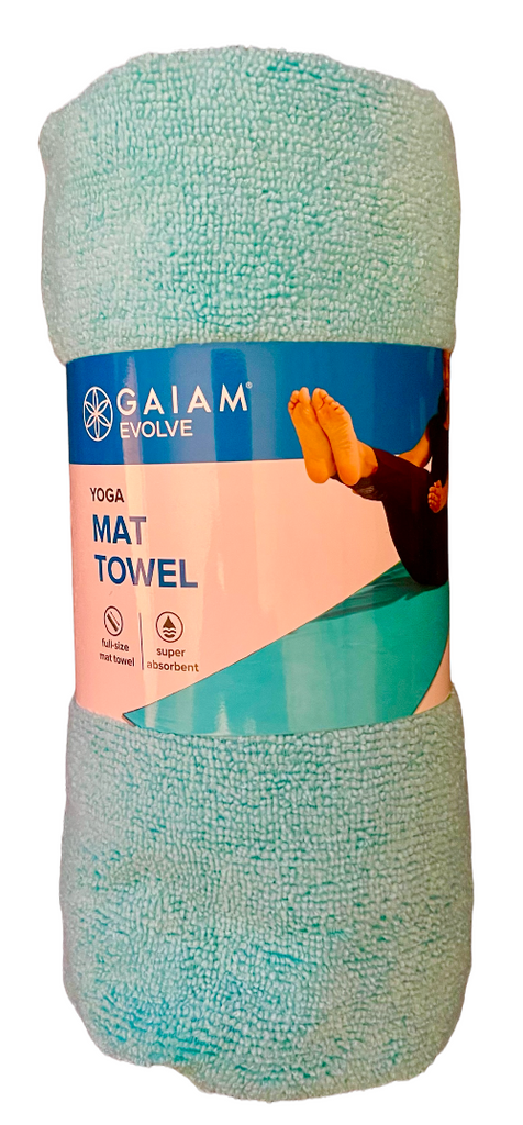 gaiam yoga mat towel