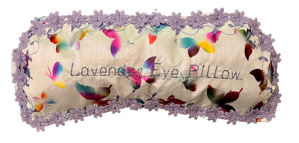 Luxury Lavender Eye Pillow with Elastic Strap