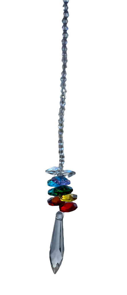 Teardrop Chakra Suncatcher