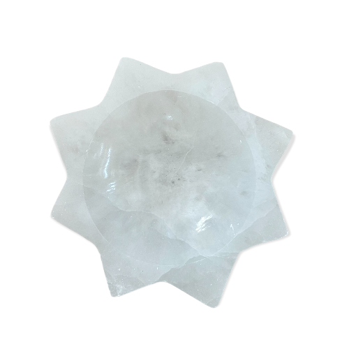 hand carved selenite bowl