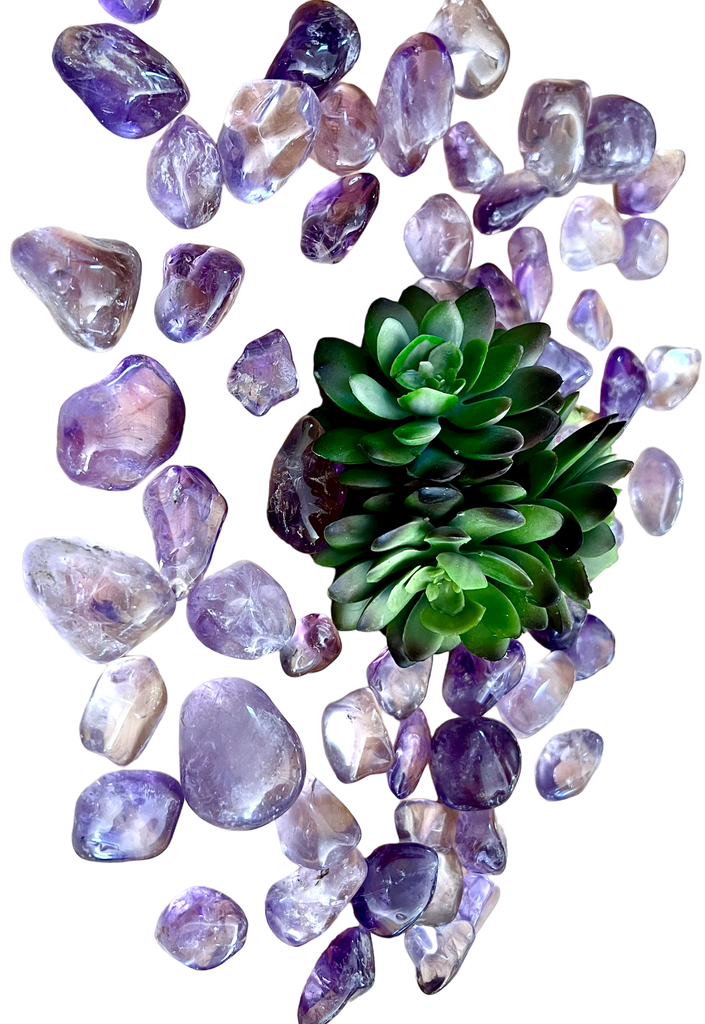 Brazilian Amethyst Tumbled Stone