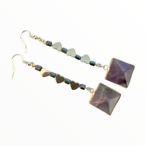 amethyst earrings