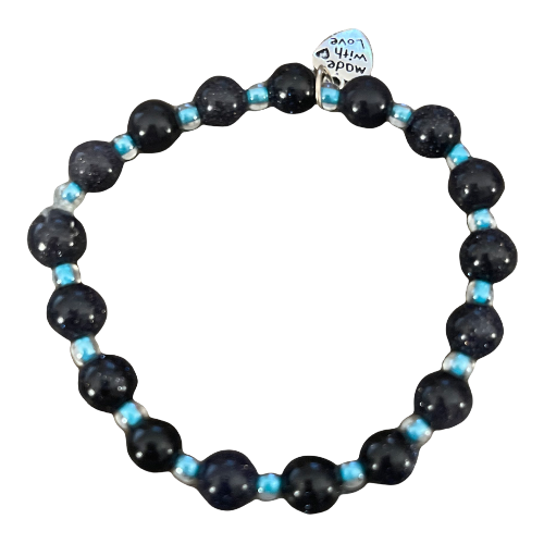 blue sandstone bracelet