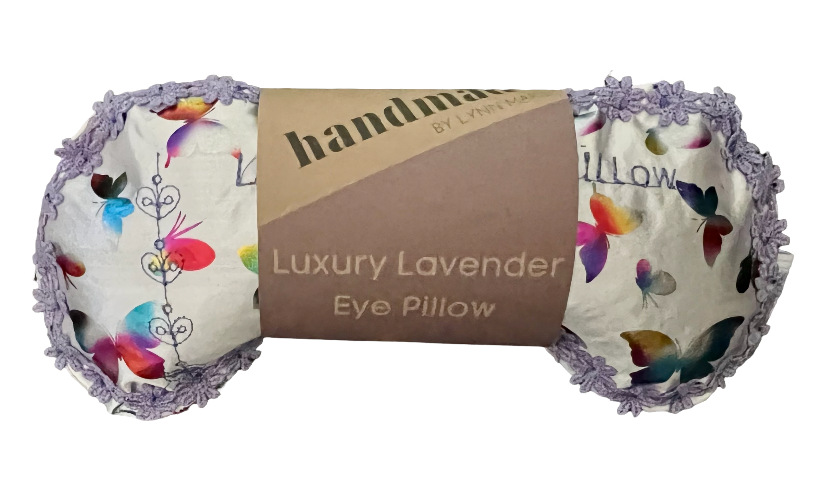 Luxury Lavender Eye Pillow with Elastic Strap