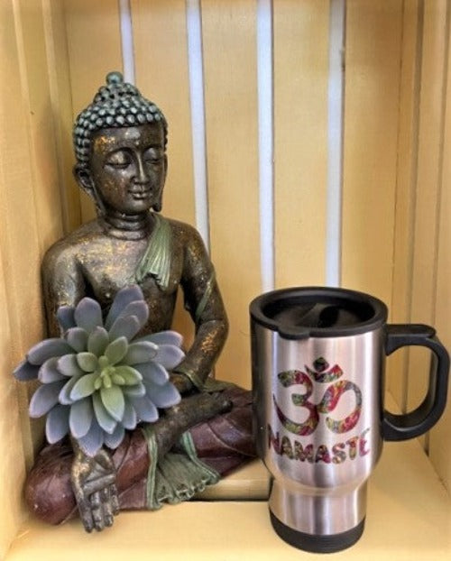 Namaste Insulted Stainless Mug - Body Mind Soul