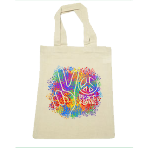 Printed Canvas Totes 14" x 16"