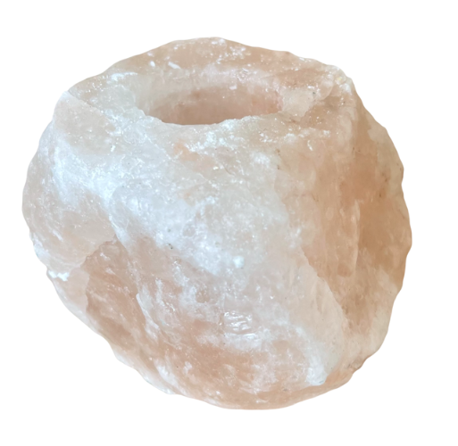 Rough Himlayan Salt Candle Holder