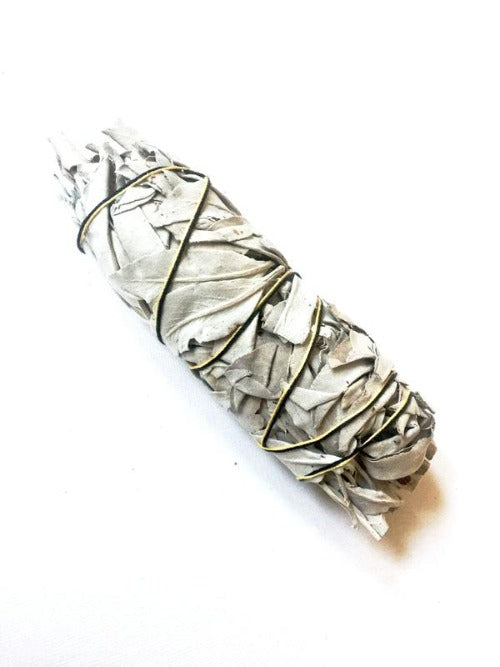 California White Sage Smudge Stick, 6" Long